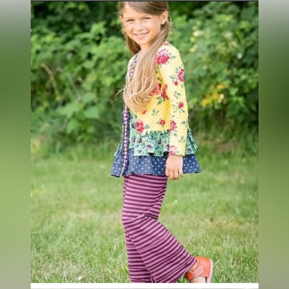 Matilda Jane New Discovery purple Finn pants 4 NWT